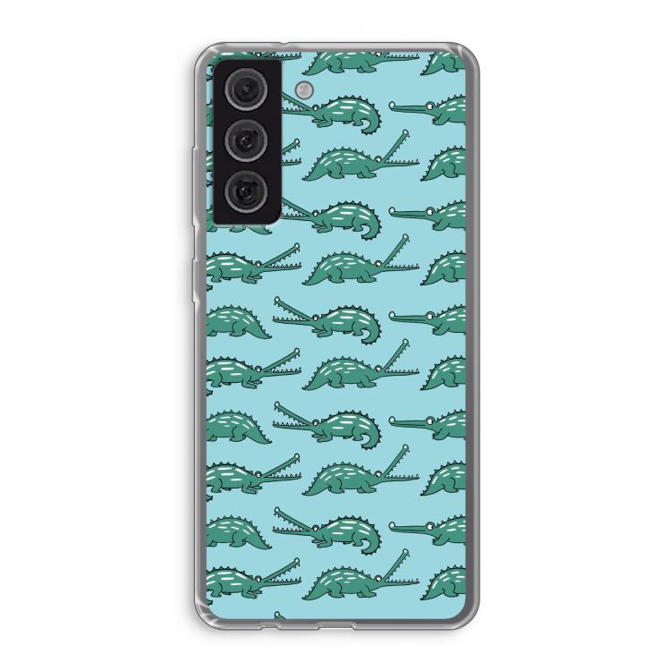 Kroko: Samsung Galaxy S21 FE Transparant Hoesje