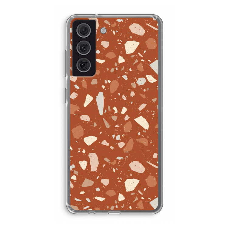 Terrazzo N°22: Samsung Galaxy S21 FE Transparant Hoesje