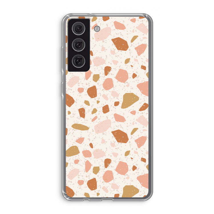 Terrazzo N°18: Samsung Galaxy S21 FE Transparant Hoesje