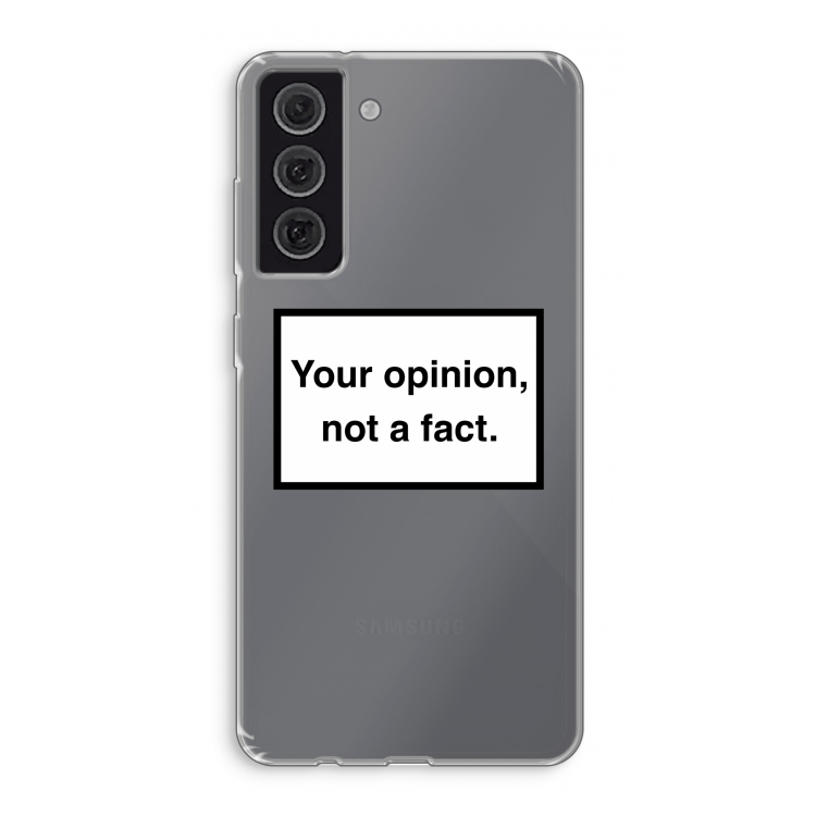 Your opinion: Samsung Galaxy S21 FE Transparant Hoesje