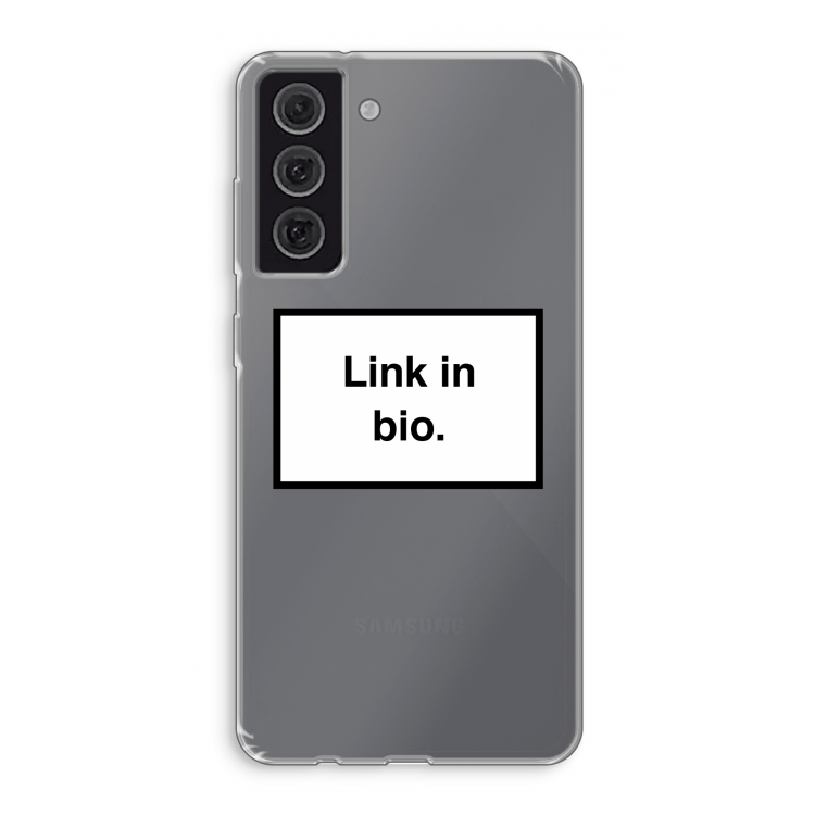 Link in bio: Samsung Galaxy S21 FE Transparant Hoesje