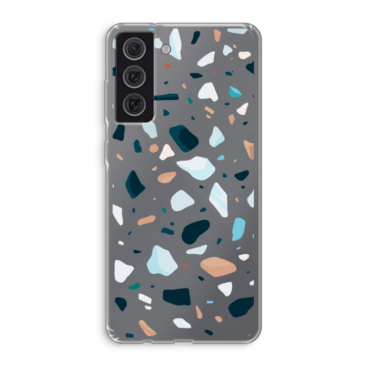 Terrazzo N°13: Samsung Galaxy S21 FE Transparant Hoesje