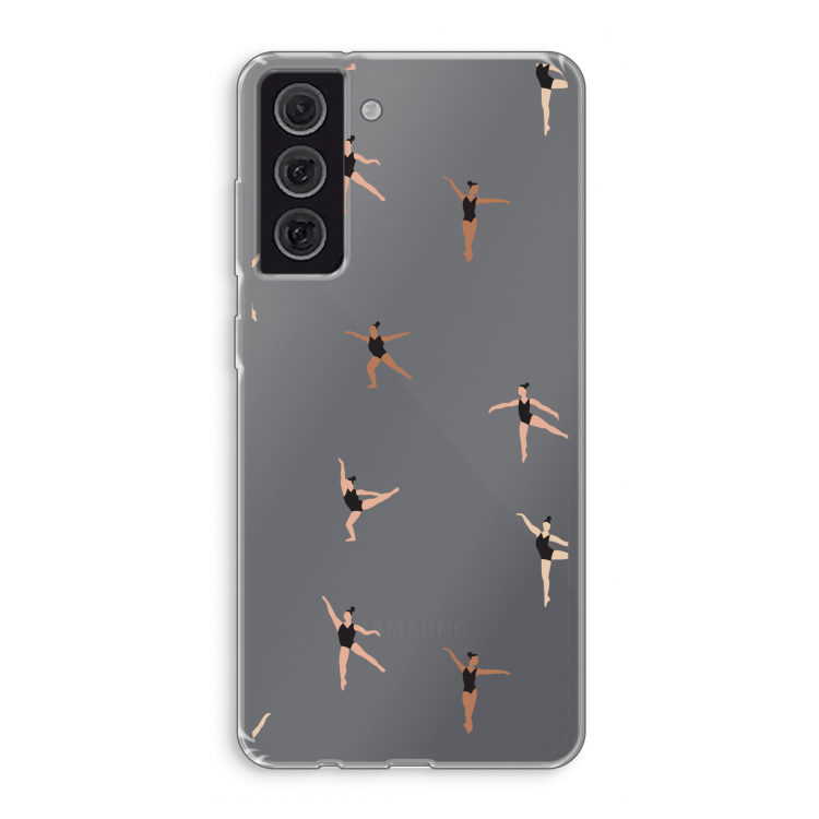 Dancing #1: Samsung Galaxy S21 FE Transparant Hoesje