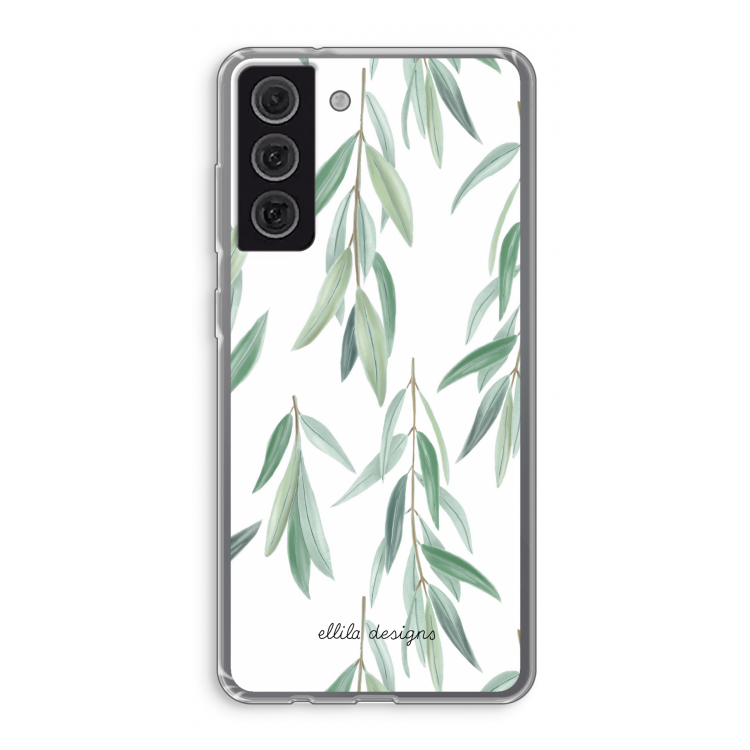 Branch up your life: Samsung Galaxy S21 FE Transparant Hoesje