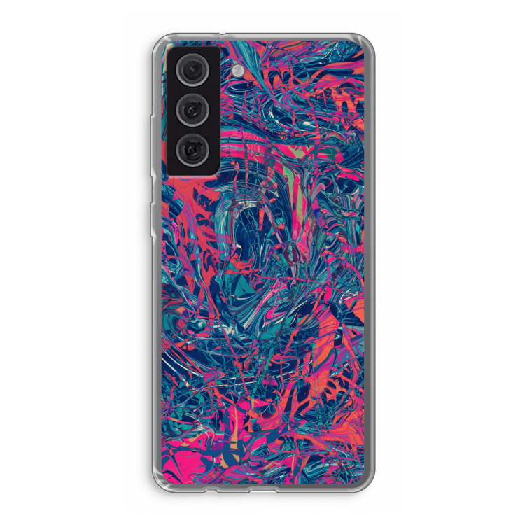 Sleeping Dreams: Samsung Galaxy S21 FE Transparant Hoesje