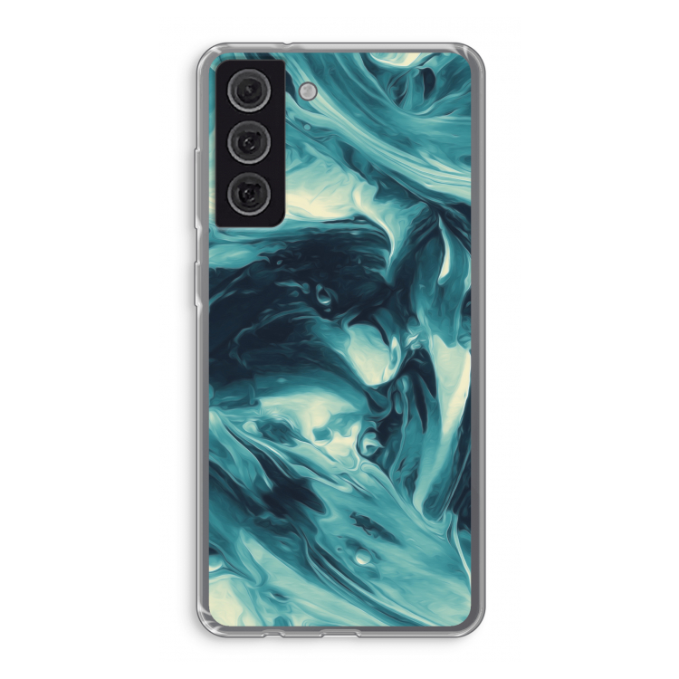 Dreaming About Whales: Samsung Galaxy S21 FE Transparant Hoesje