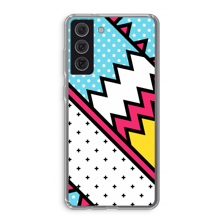 Pop Art #2: Samsung Galaxy S21 FE Transparant Hoesje