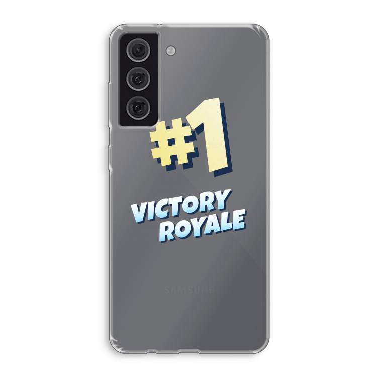 Victory Royale: Samsung Galaxy S21 FE Transparant Hoesje