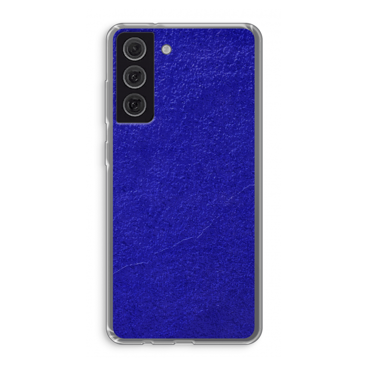 Majorelle Blue: Samsung Galaxy S21 FE Transparant Hoesje