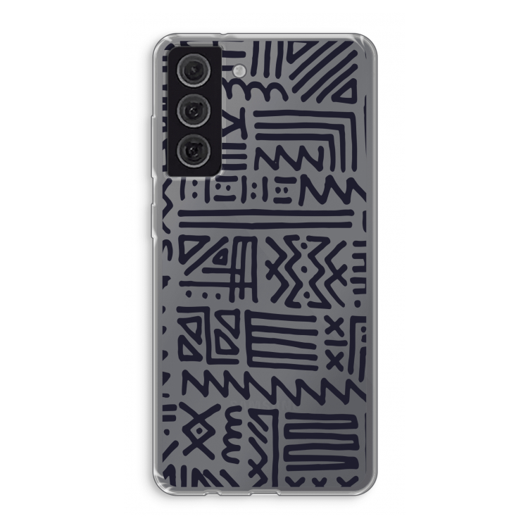 Marrakech print: Samsung Galaxy S21 FE Transparant Hoesje