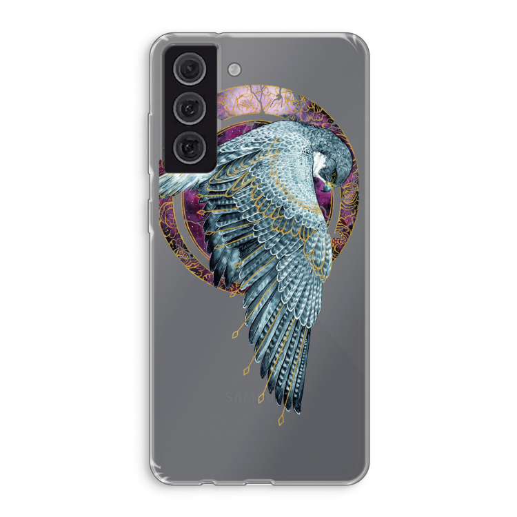 Golden Falcon: Samsung Galaxy S21 FE Transparant Hoesje