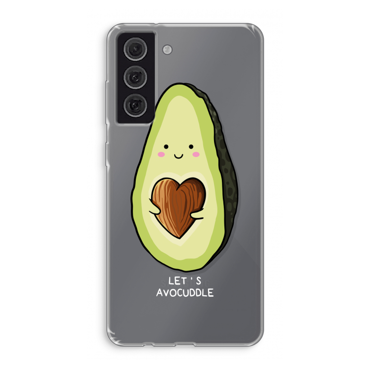 Avocuddle: Samsung Galaxy S21 FE Transparant Hoesje