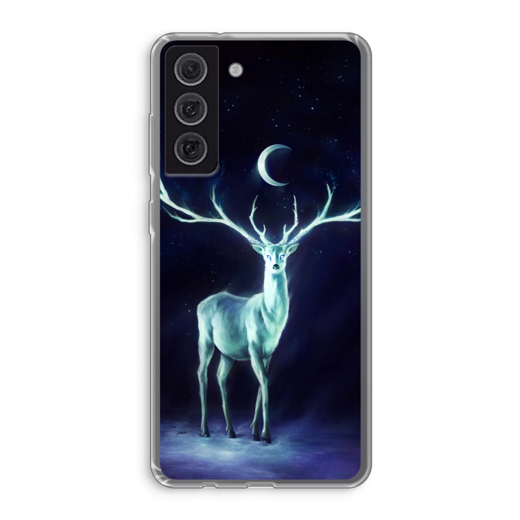Nightbringer: Samsung Galaxy S21 FE Transparant Hoesje