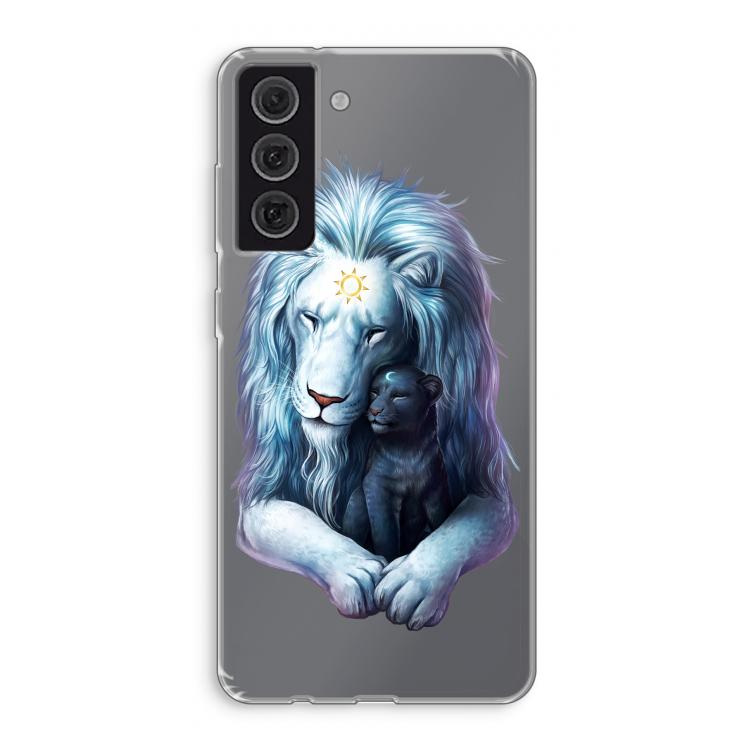 Child Of Light: Samsung Galaxy S21 FE Transparant Hoesje