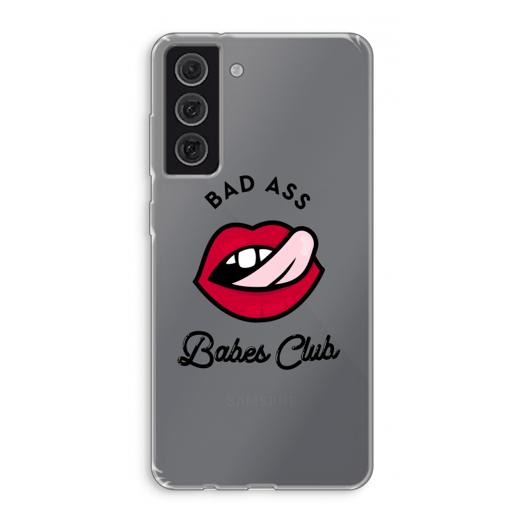 Badass Babes Club: Samsung Galaxy S21 FE Transparant Hoesje