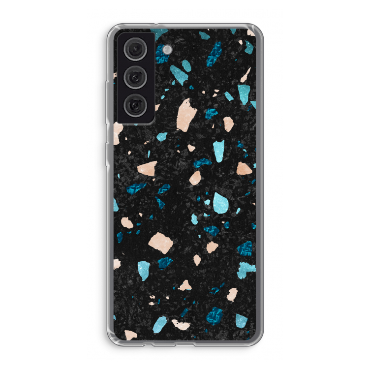 Terrazzo N°11: Samsung Galaxy S21 FE Transparant Hoesje