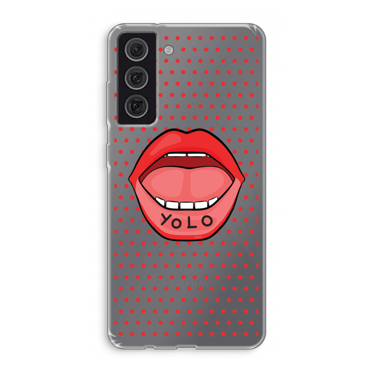 Yolo Denise: Samsung Galaxy S21 FE Transparant Hoesje