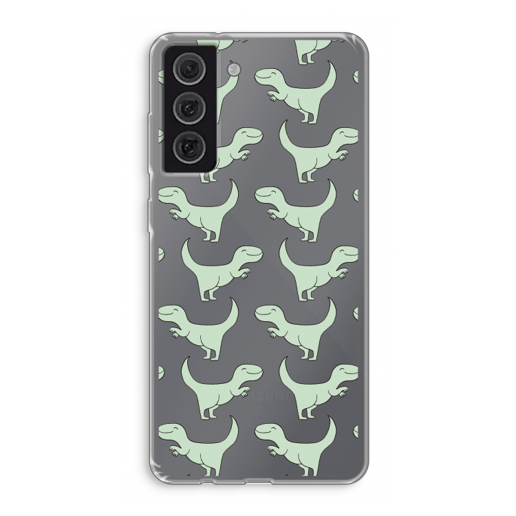 Dinos: Samsung Galaxy S21 FE Transparant Hoesje