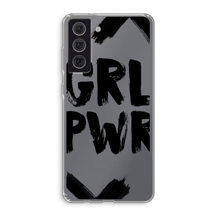 Girl Power #2: Samsung Galaxy S21 FE Transparant Hoesje