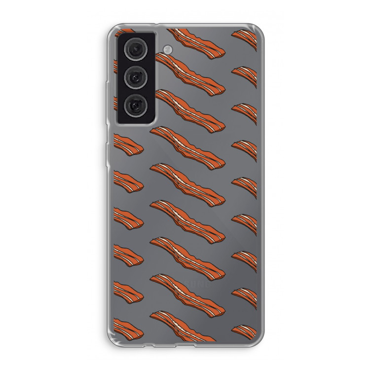 Bacon to my eggs #2: Samsung Galaxy S21 FE Transparant Hoesje