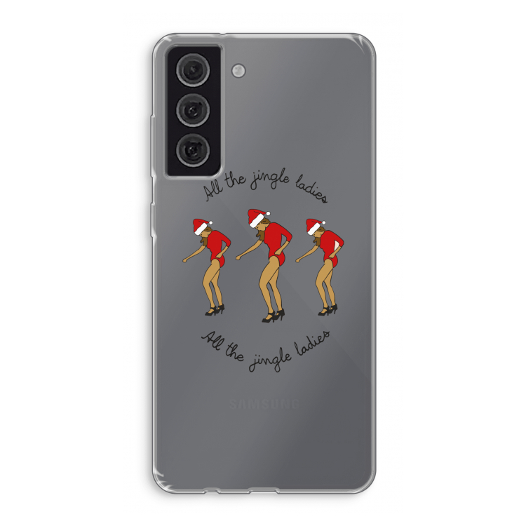 Jingle Ladies: Samsung Galaxy S21 FE Transparant Hoesje