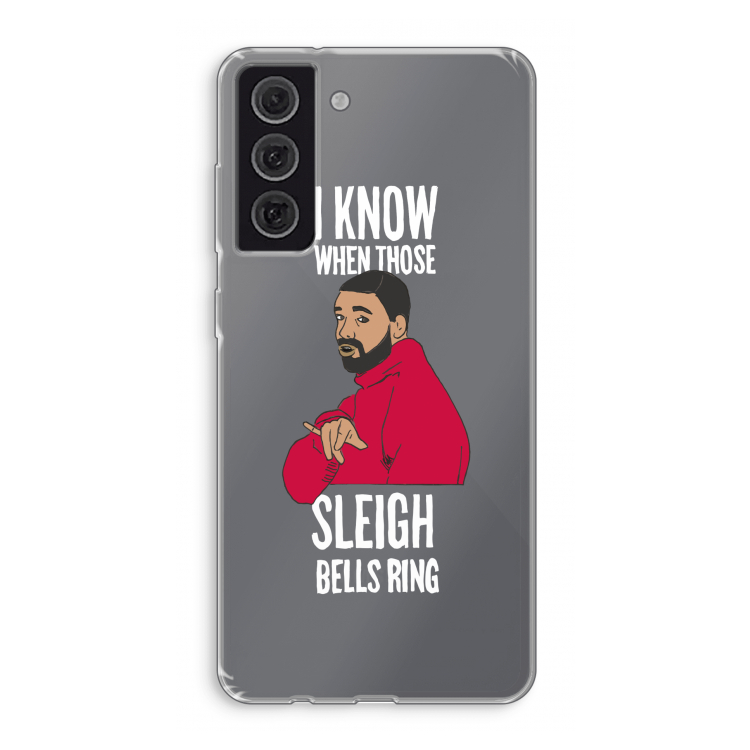 Sleigh Bells Ring: Samsung Galaxy S21 FE Transparant Hoesje