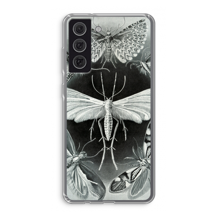 Haeckel Tineida: Samsung Galaxy S21 FE Transparant Hoesje