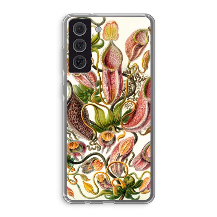Haeckel Nepenthaceae: Samsung Galaxy S21 FE Transparant Hoesje