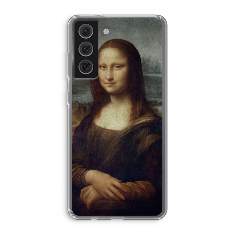 Mona Lisa: Samsung Galaxy S21 FE Transparant Hoesje