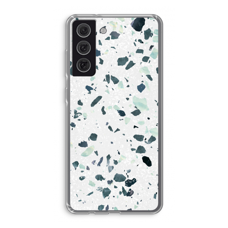 Terrazzo N°2: Samsung Galaxy S21 FE Transparant Hoesje