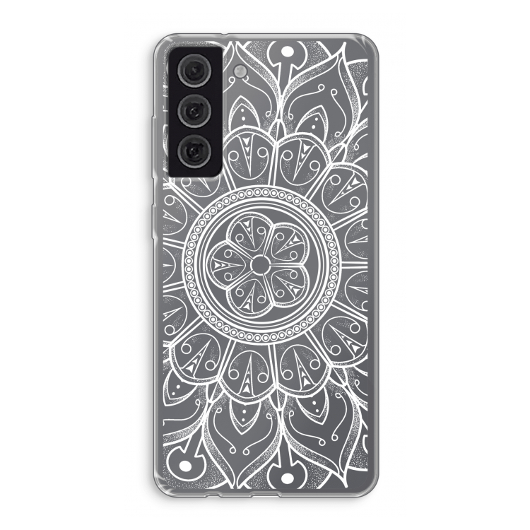 Roses Are Red: Samsung Galaxy S21 FE Transparant Hoesje
