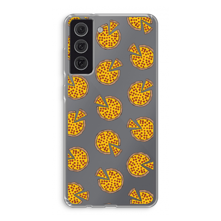 You Had Me At Pizza: Samsung Galaxy S21 FE Transparant Hoesje