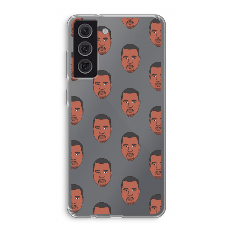 Kanye Call Me?: Samsung Galaxy S21 FE Transparant Hoesje