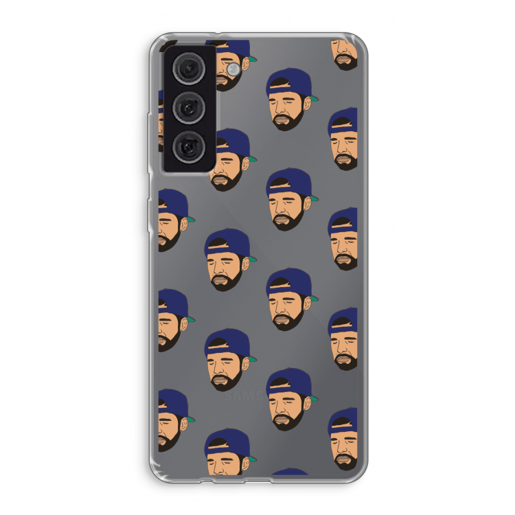 Drake Away: Samsung Galaxy S21 FE Transparant Hoesje