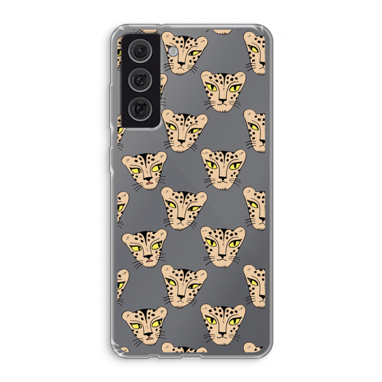Tijger: Samsung Galaxy S21 FE Transparant Hoesje
