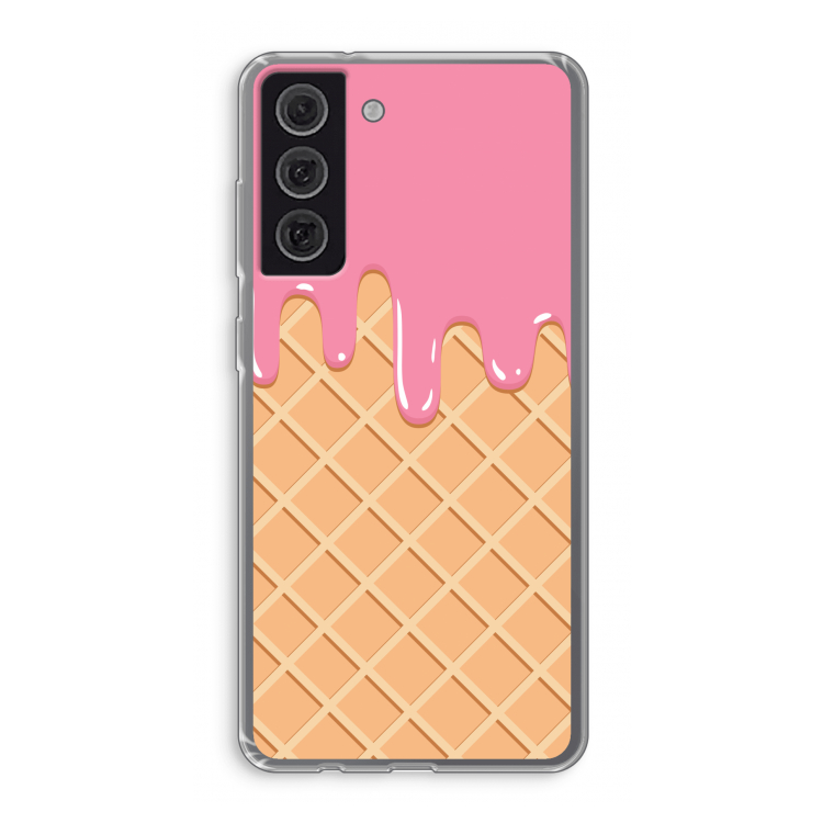 Ice cream: Samsung Galaxy S21 FE Transparant Hoesje