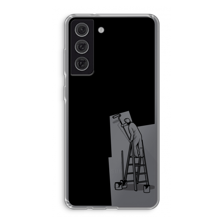 Musketon Painter: Samsung Galaxy S21 FE Transparant Hoesje