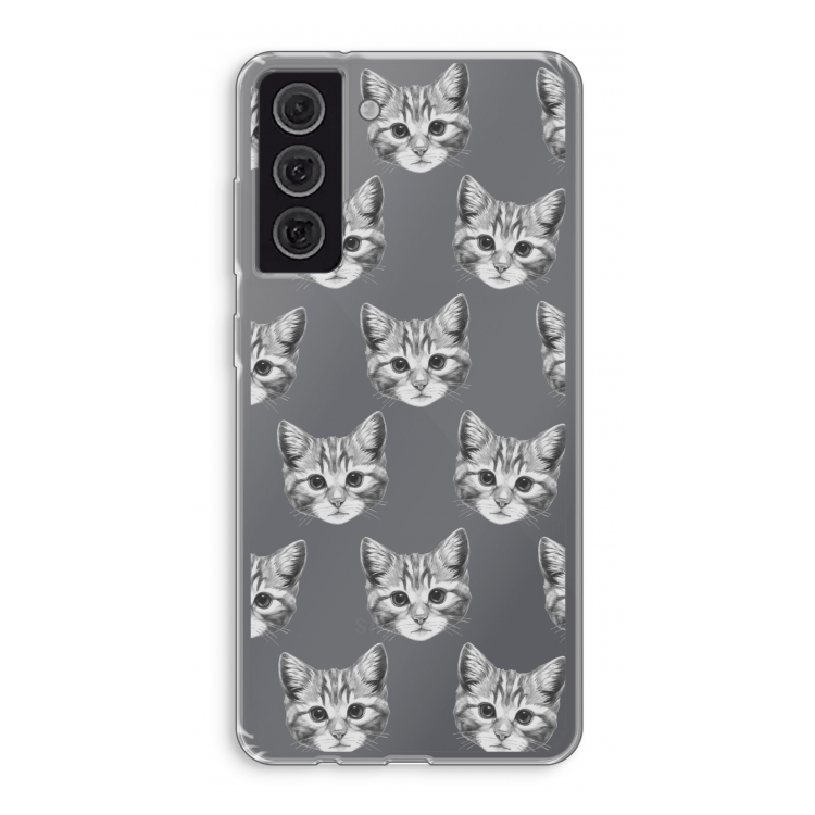 Kitten: Samsung Galaxy S21 FE Transparant Hoesje