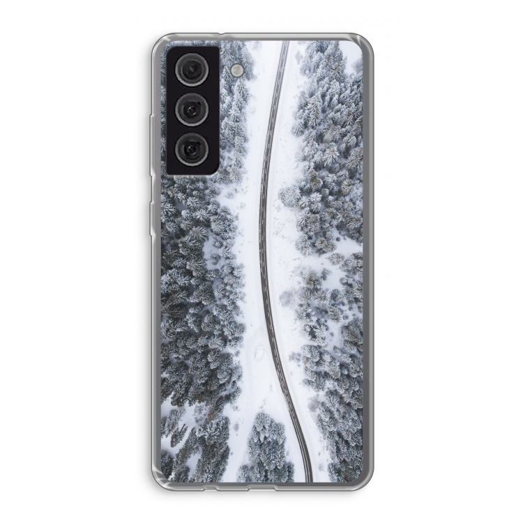 Snøfall: Samsung Galaxy S21 FE Transparant Hoesje