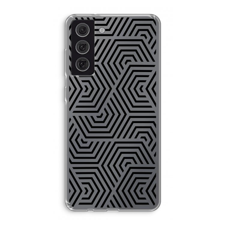 Magic pattern: Samsung Galaxy S21 FE Transparant Hoesje