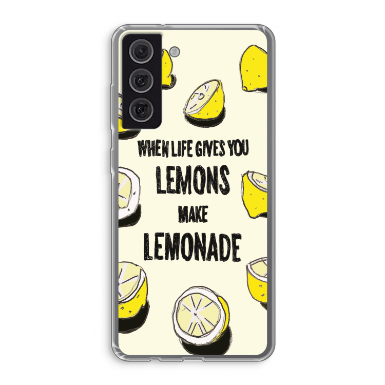 Lemonade: Samsung Galaxy S21 FE Transparant Hoesje
