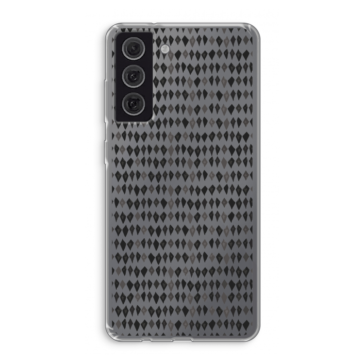 Crazy shapes: Samsung Galaxy S21 FE Transparant Hoesje