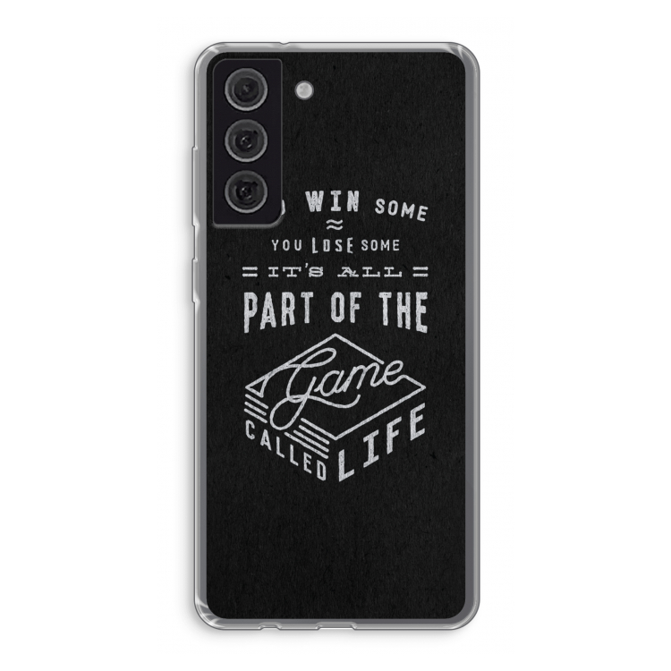 Life: Samsung Galaxy S21 FE Transparant Hoesje