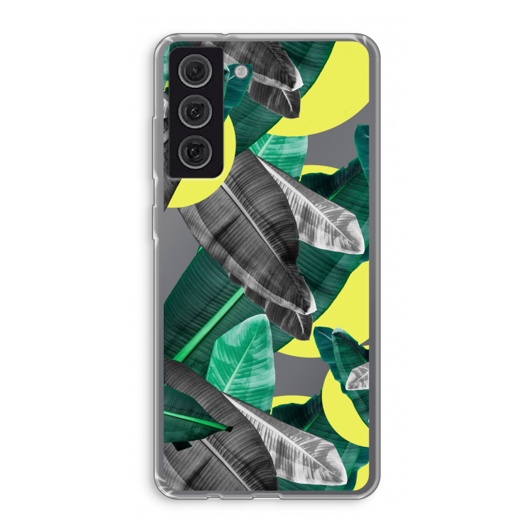 Fantasie jungle: Samsung Galaxy S21 FE Transparant Hoesje