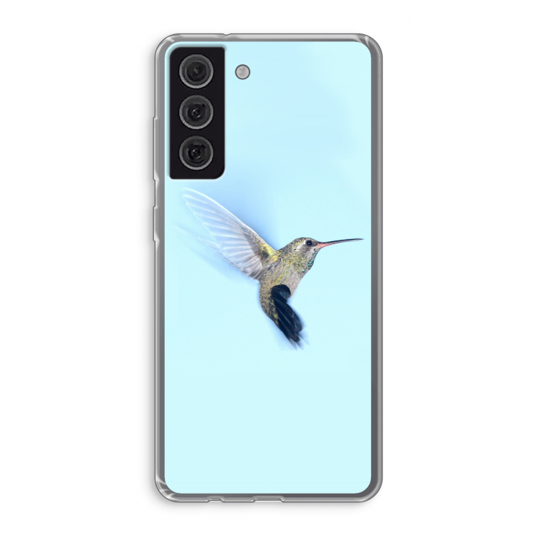 Kolibri: Samsung Galaxy S21 FE Transparant Hoesje