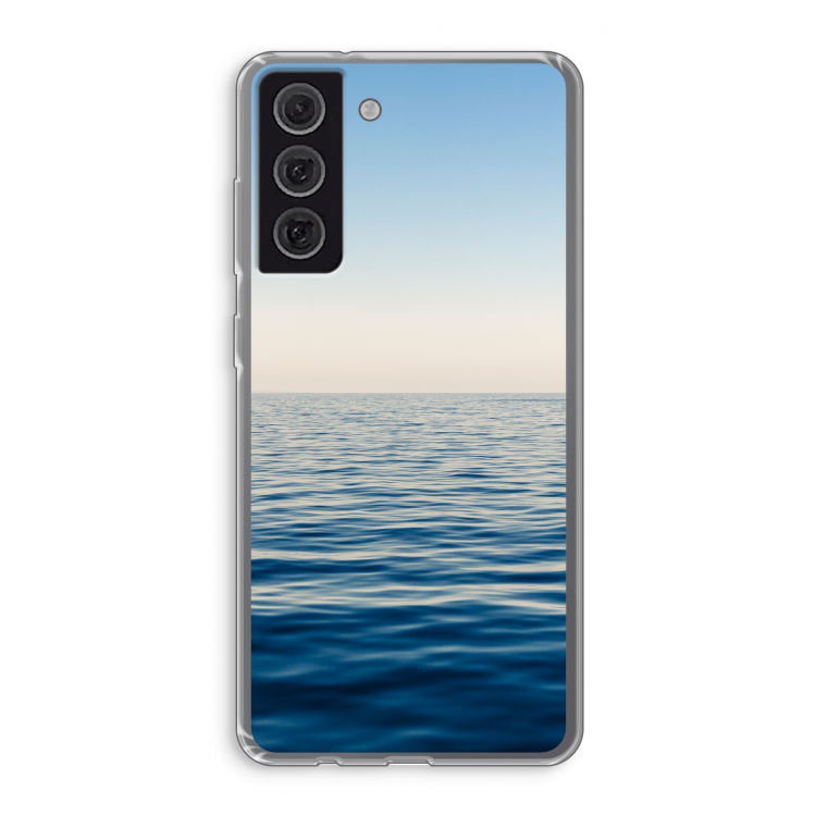 Water horizon: Samsung Galaxy S21 FE Transparant Hoesje