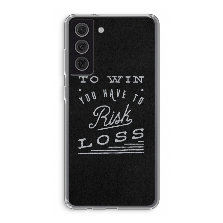 Risk loss: Samsung Galaxy S21 FE Transparant Hoesje