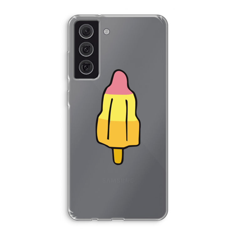 Raketijsje: Samsung Galaxy S21 FE Transparant Hoesje