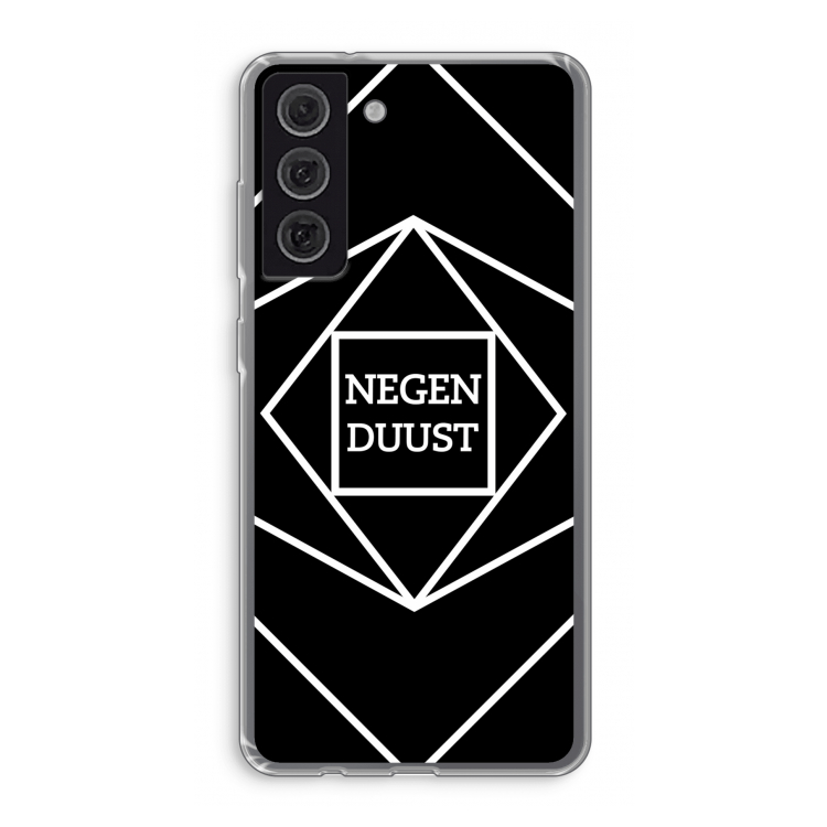 Negenduust geometrisch: Samsung Galaxy S21 FE Transparant Hoesje