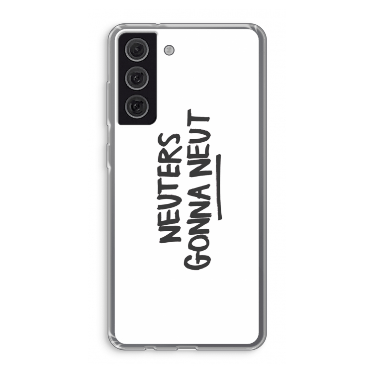 Neuters: Samsung Galaxy S21 FE Transparant Hoesje
